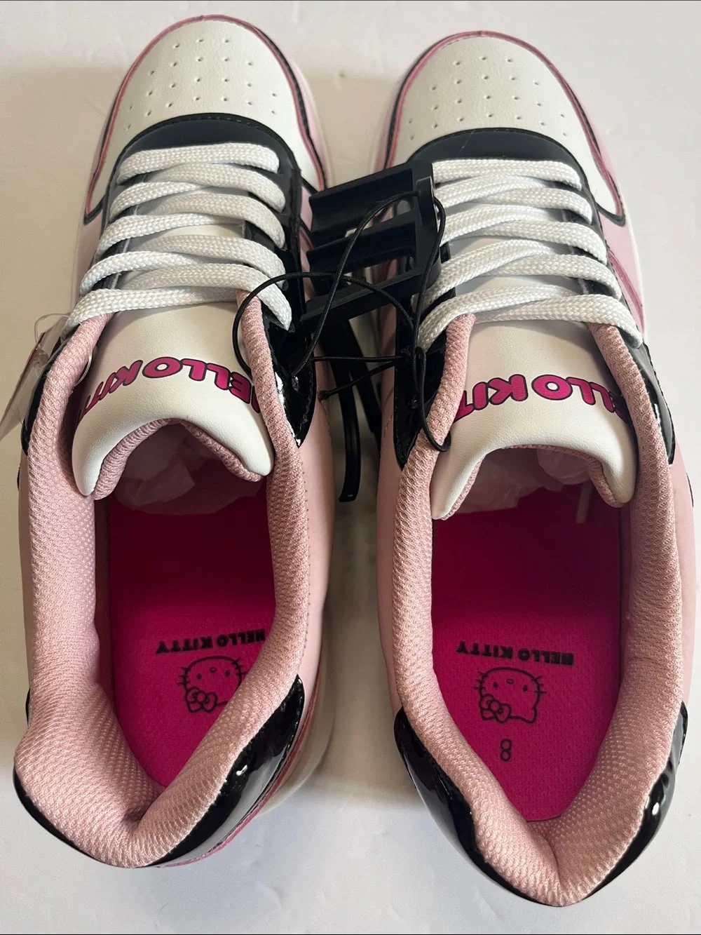 NWT Hello Kitty by Sanrio Casual Court sneakers - Pink, White & Black Low-Tops - Picture 5 of 11